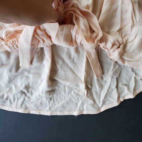 Ella Moss Pink Button down Lightweight Blouse - Picture 5 of 8